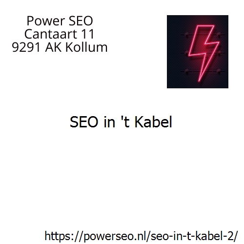 SEO in 't Kabel